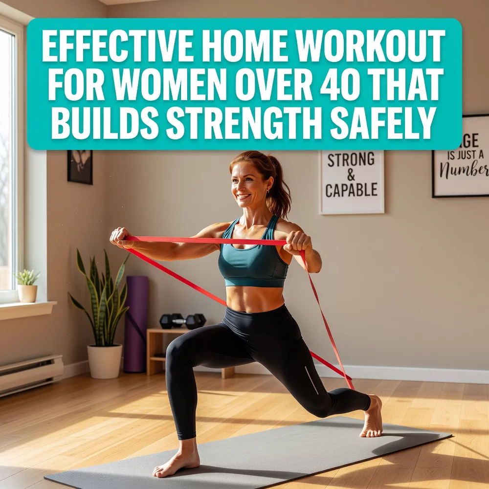 Effective Home Workout for Women Over 40 That Builds Strength Safely
