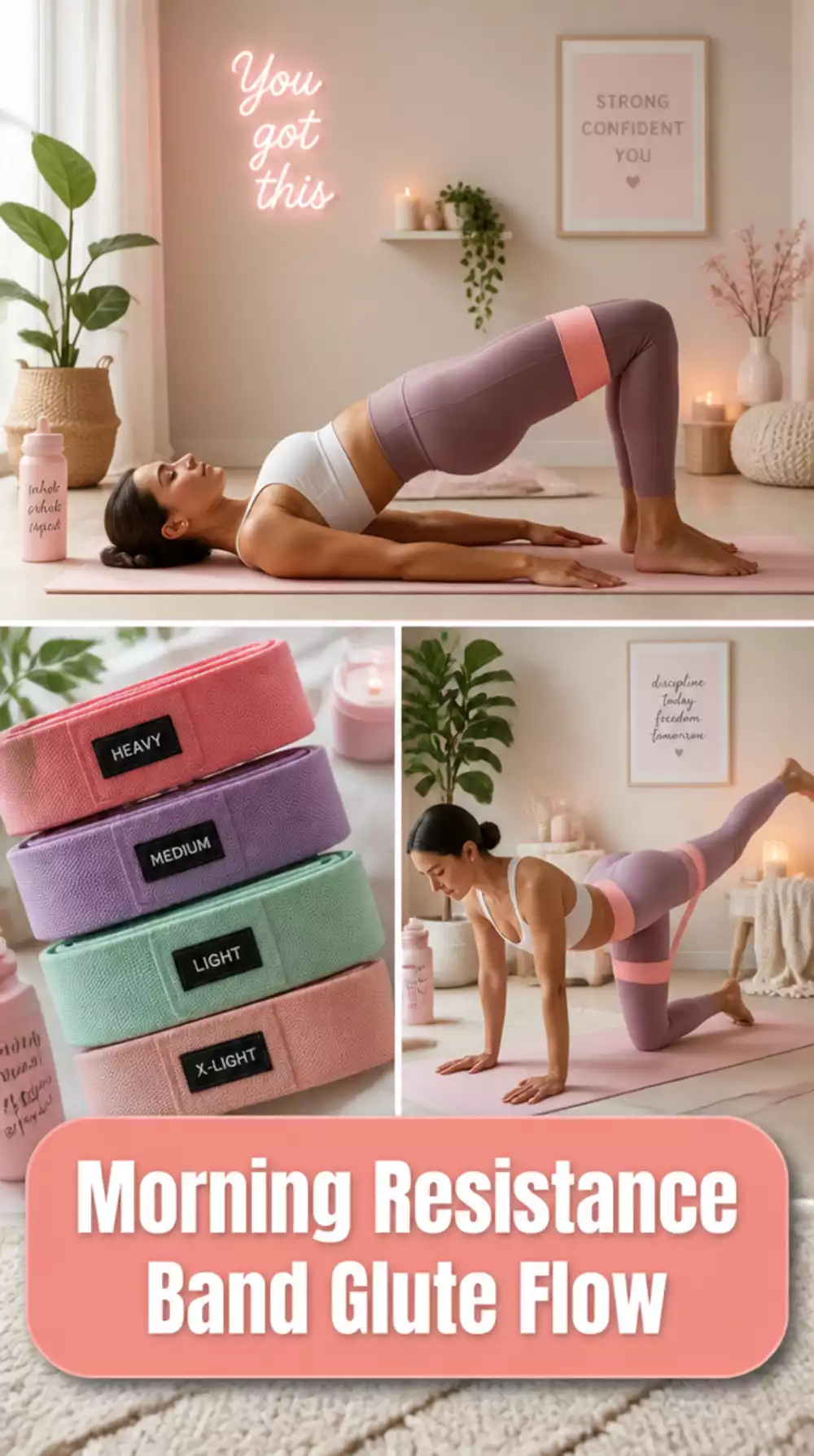 Morning Home Workout Resistance Band Glute Flow That Feels Like Ritual