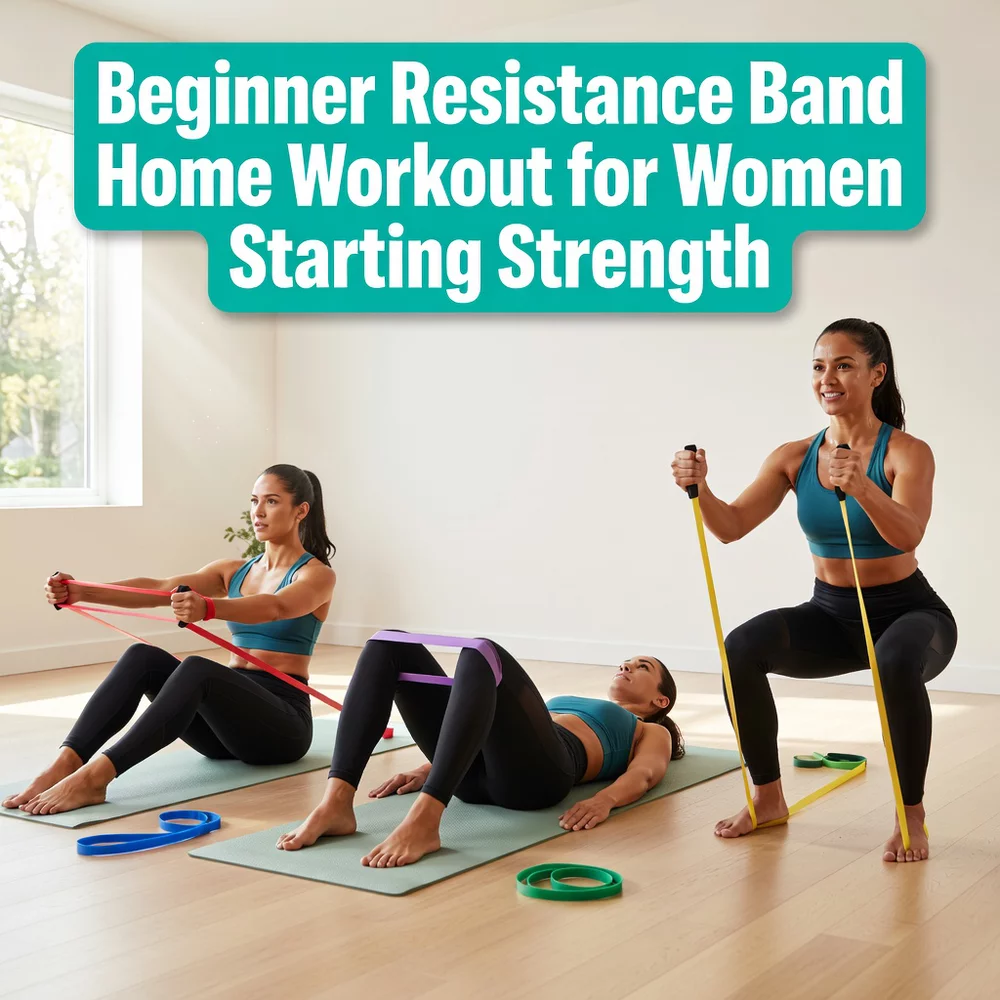Beginner Resistance Band Home Workout for Women Starting Strength