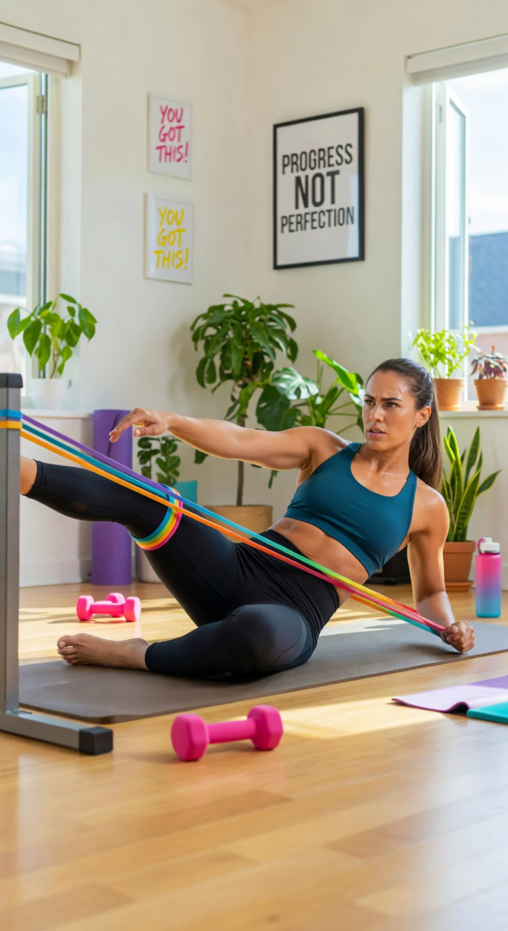 10-Minute Standing Home Core Workout Starting with Side Crunches