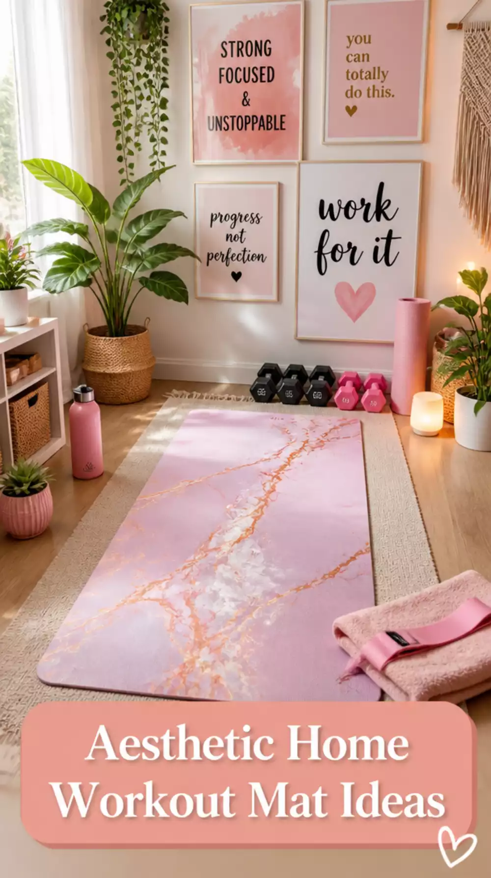 Aesthetic Home Workout Mat Setup That Makes Morning Sessions Feel Special
