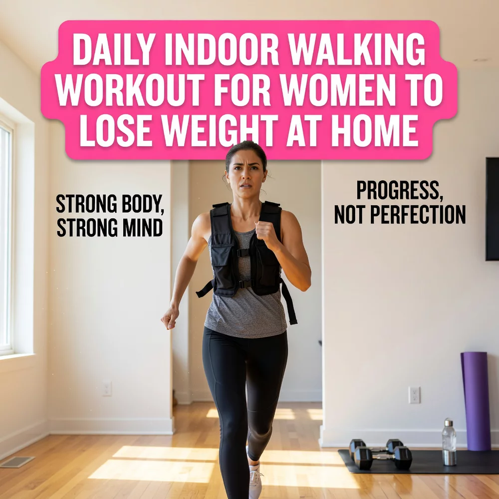 Daily Indoor Walking Workout for Women to Lose Weight at Home