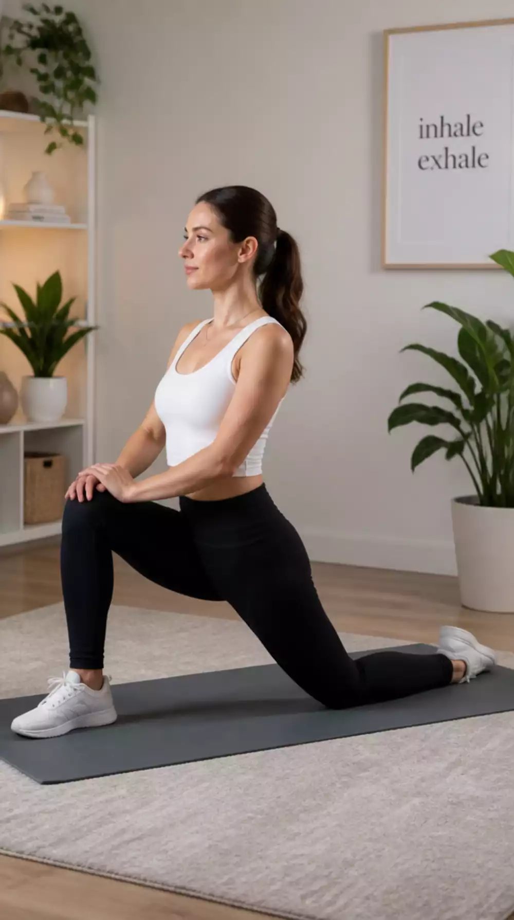 Home Flexibility Workout Hip Flexor Stretch That Releases Daily Tension