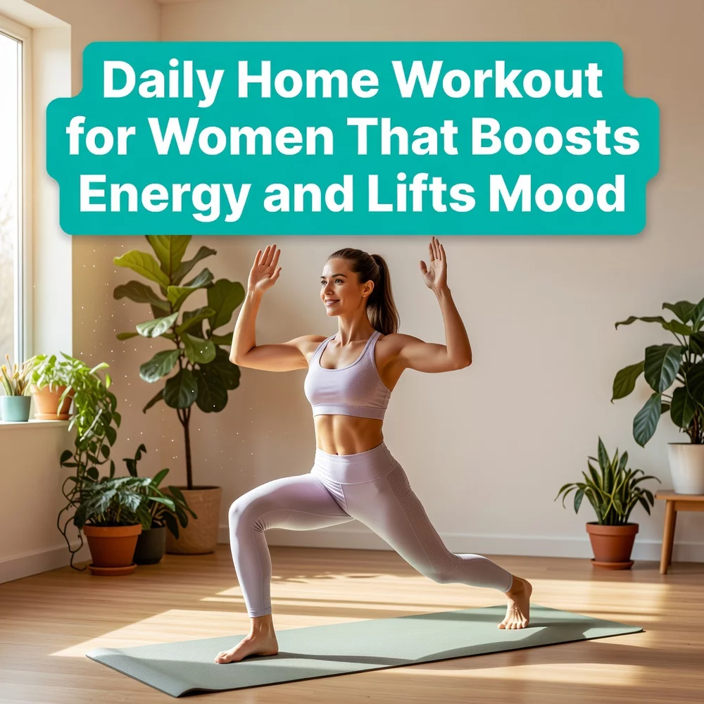 Daily Home Workout for Women That Boosts Energy and Lifts Mood