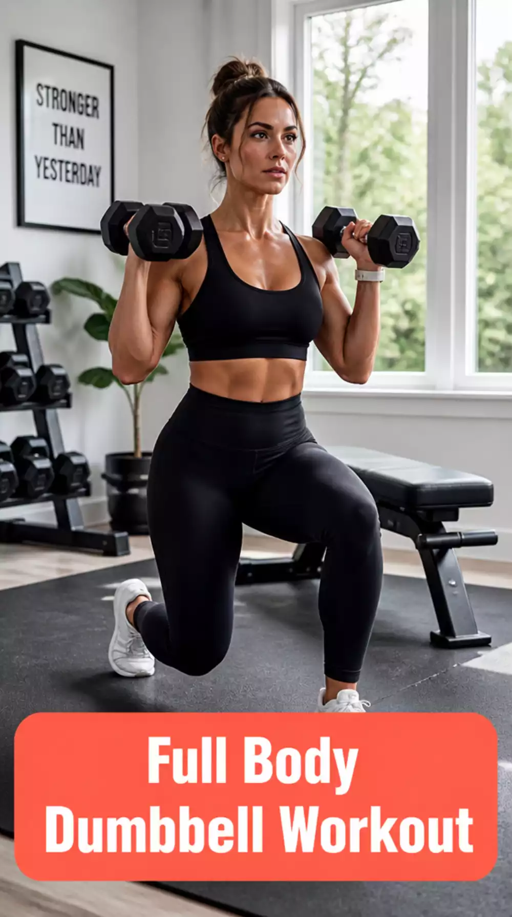 Home Dumbbell Workout That Channels Stress into Productive Physical Effort