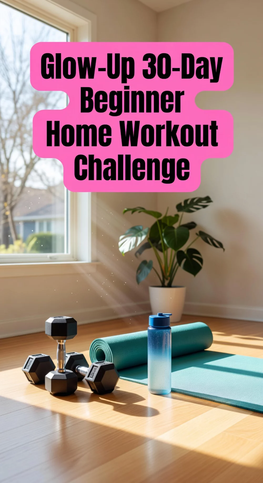 Glow-Up 30-Day Beginner Home Workout Challenge
