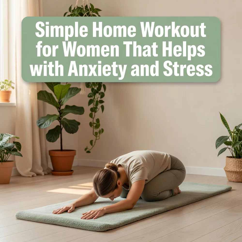 Simple Home Workout for Women That Helps with Anxiety and Stress