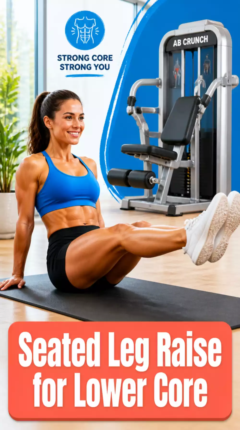 Home Beginner Belly Workout Seated Leg Raise That Engages Lower Core