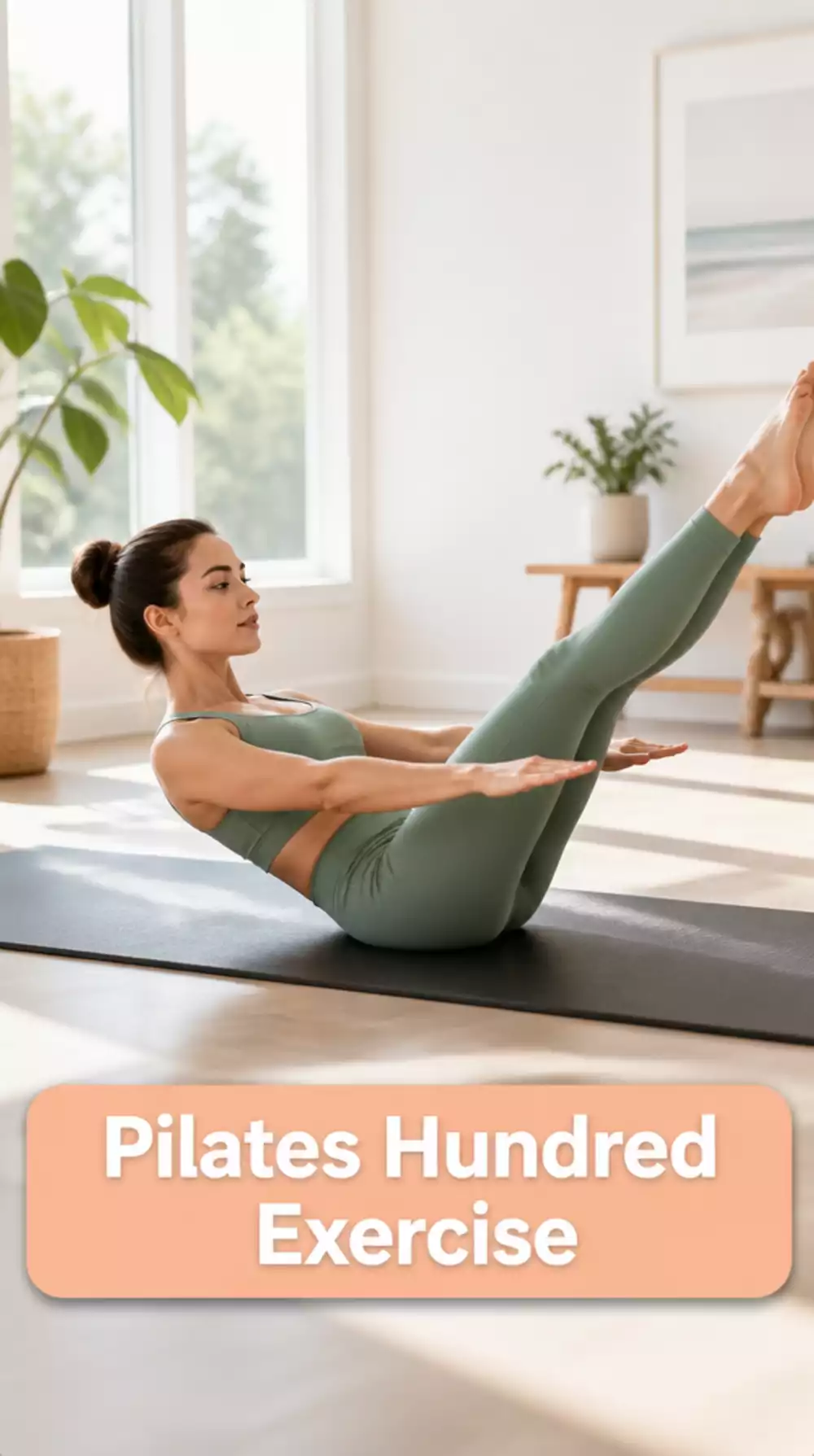 Pilates Home Workout Hundred Exercise That Wakes Up the Deep Core
