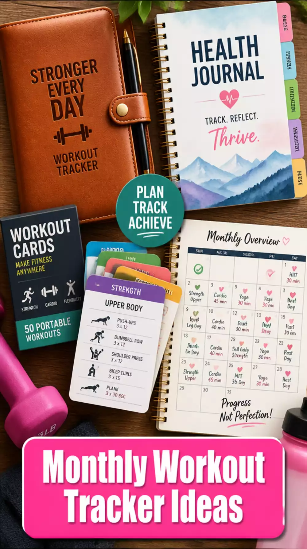 The One Home Workout Printable Tracker That Makes Women Finish the Month