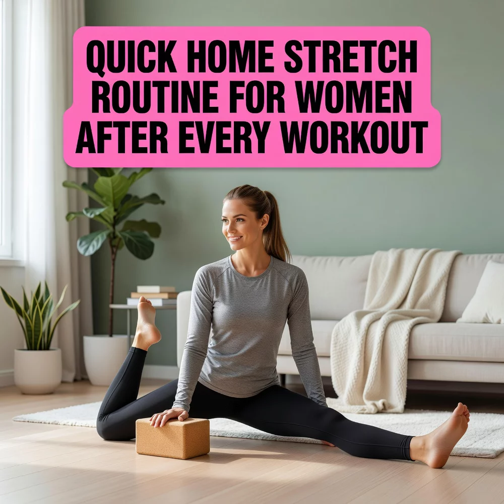 Quick Home Stretch Routine for Women After Every Workout
