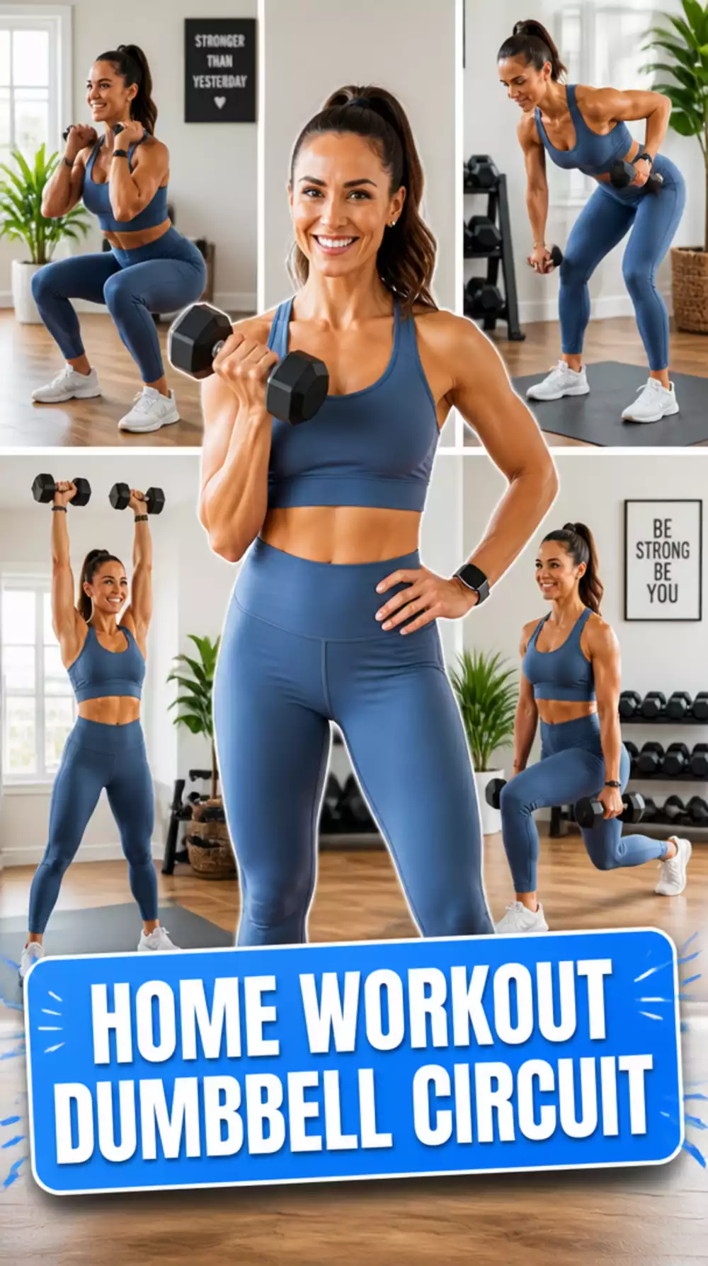 Home Workout Dumbbell Circuit That Builds Energy Instead of Draining It