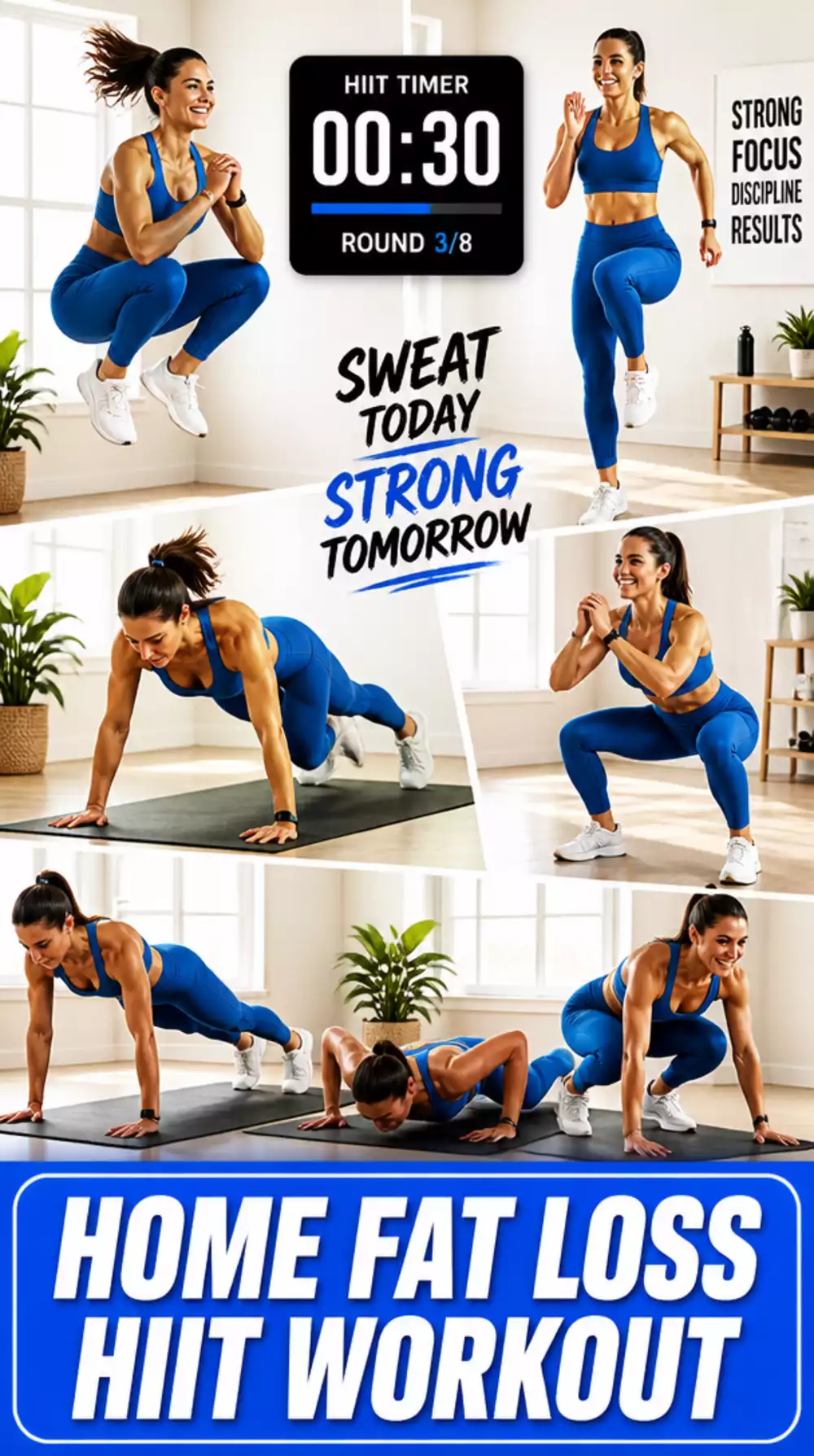 Home Fat Loss HIIT Workout That Boosts Calorie Burn