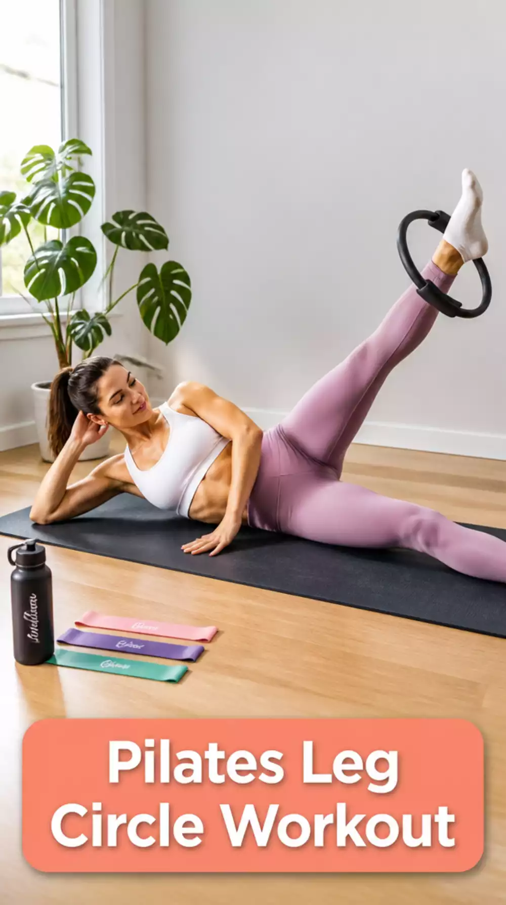 Home Pilates Leg Circle Move That Tones Inner Thighs and Hip Flexors