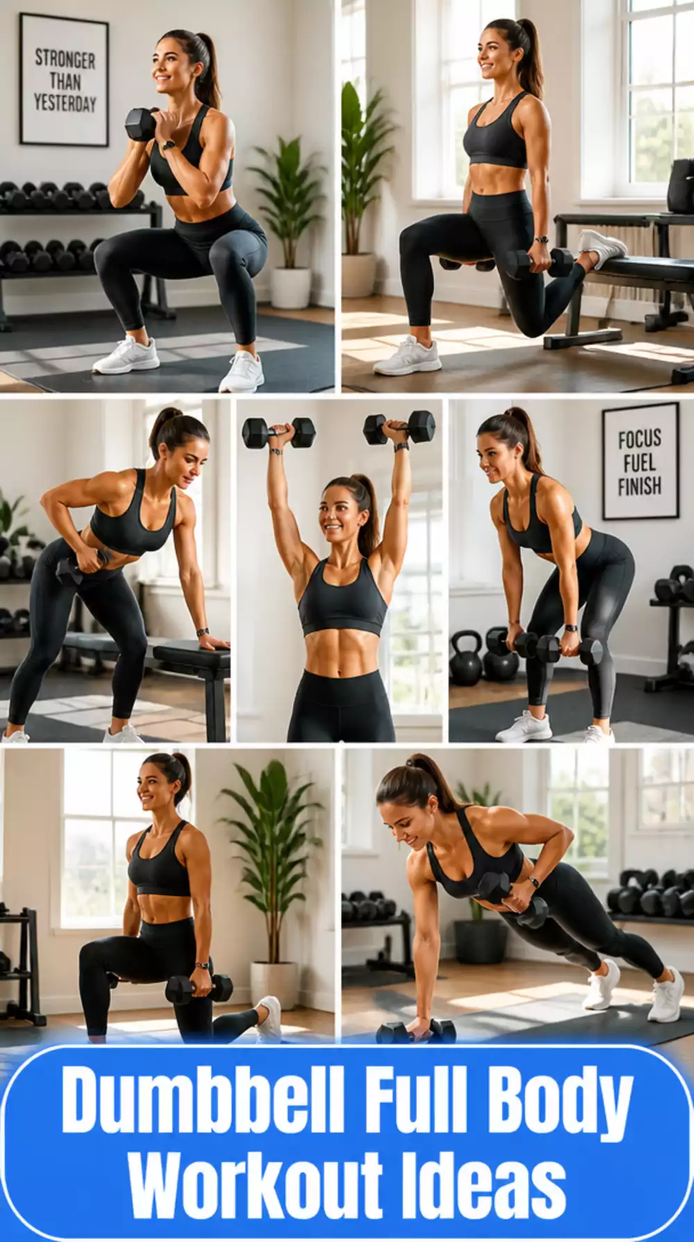 Dumbbell Full Body Home Workout That Builds Real Strength