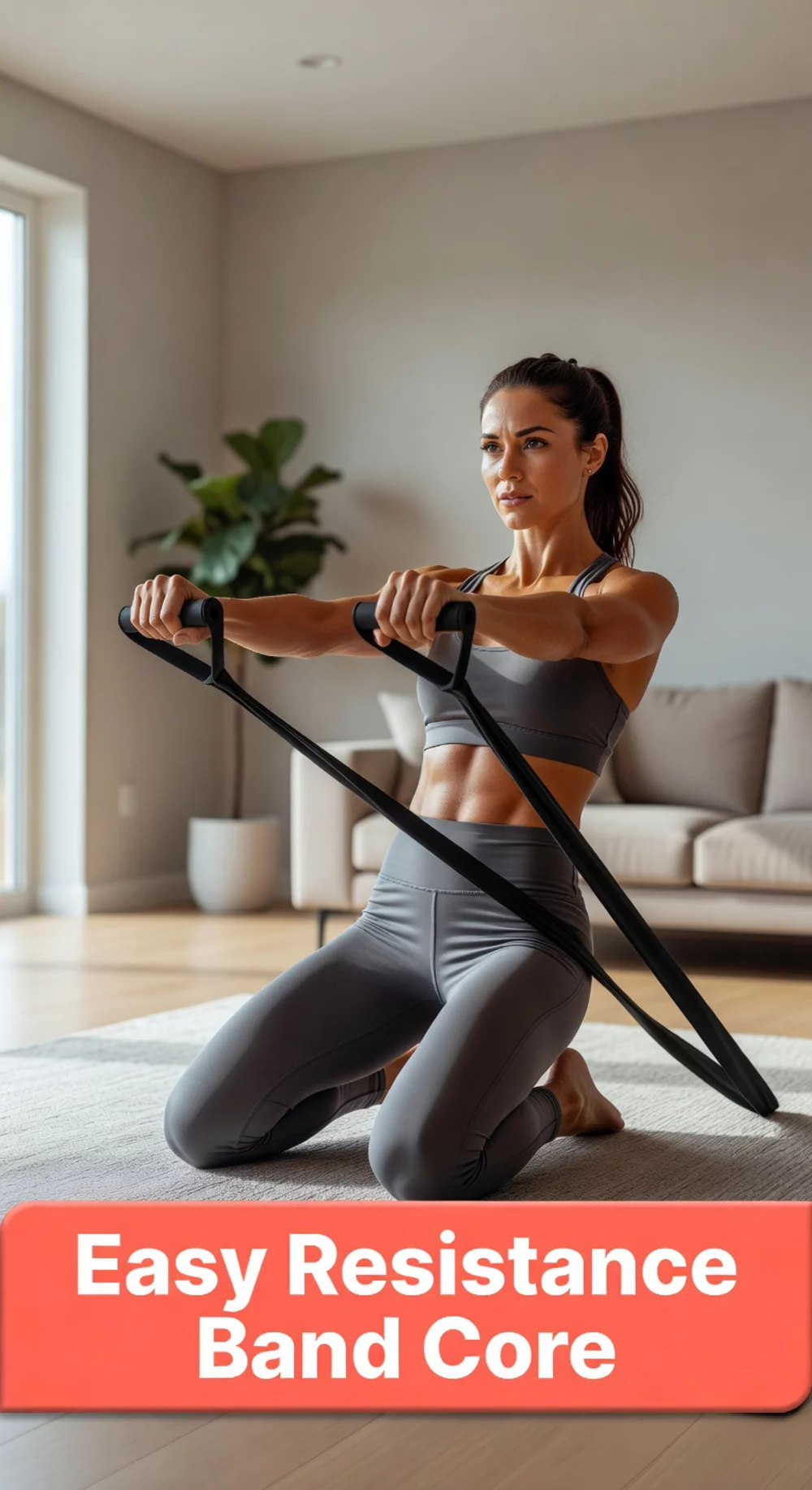 Core Home Workout Resistance Band Move That Adds Tension for Results