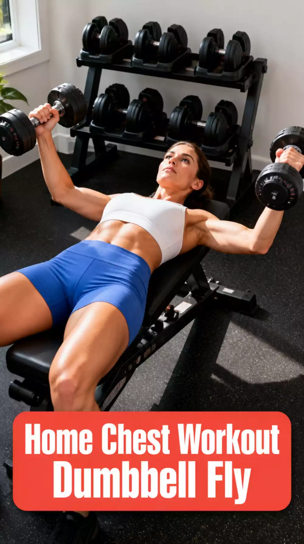 Home Chest Workout Dumbbell Fly That Lifts and Tones the Chest
