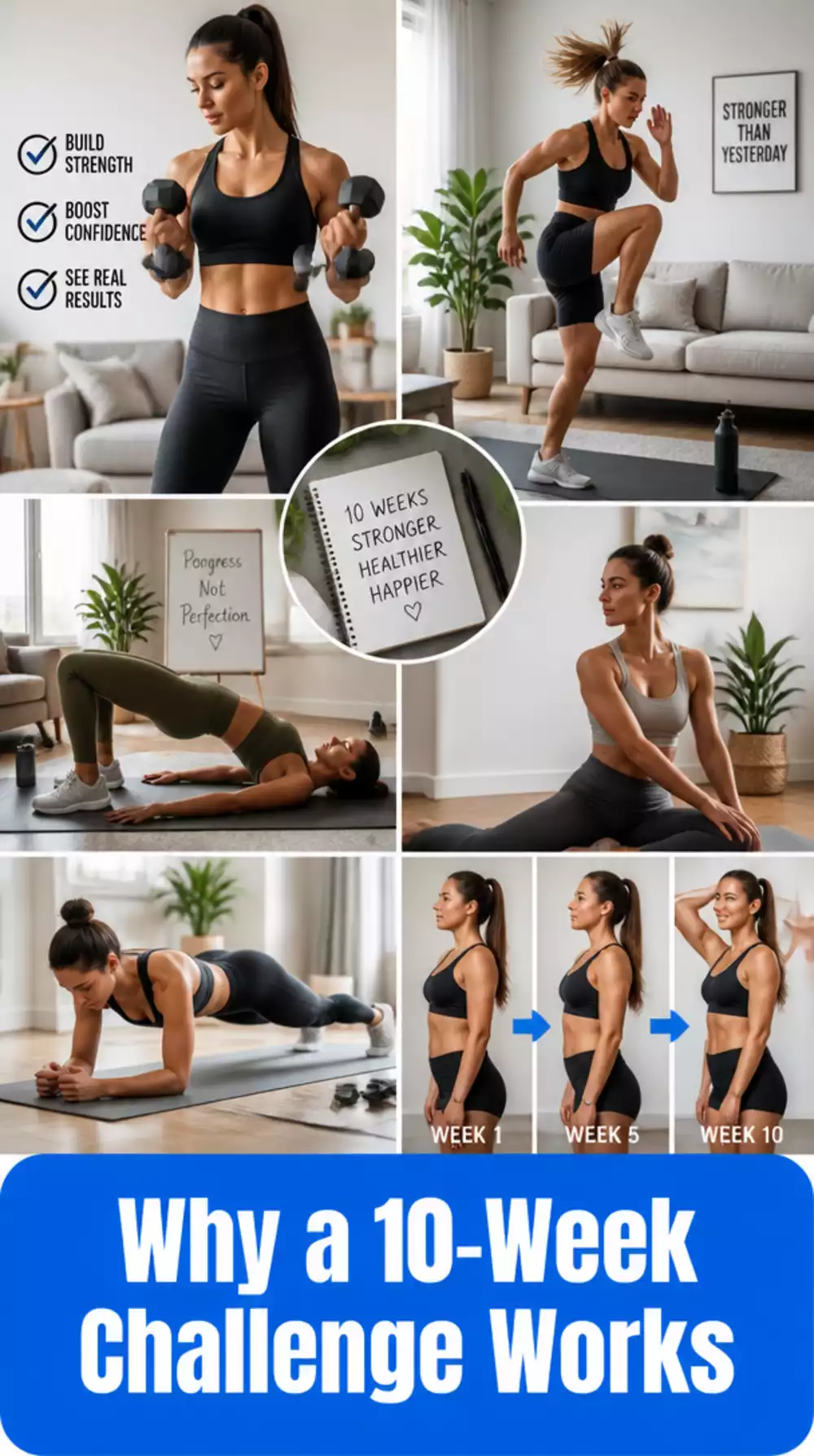 Why a 10-Week Home Workout Challenge Beats a 30-Day One for Real Results
