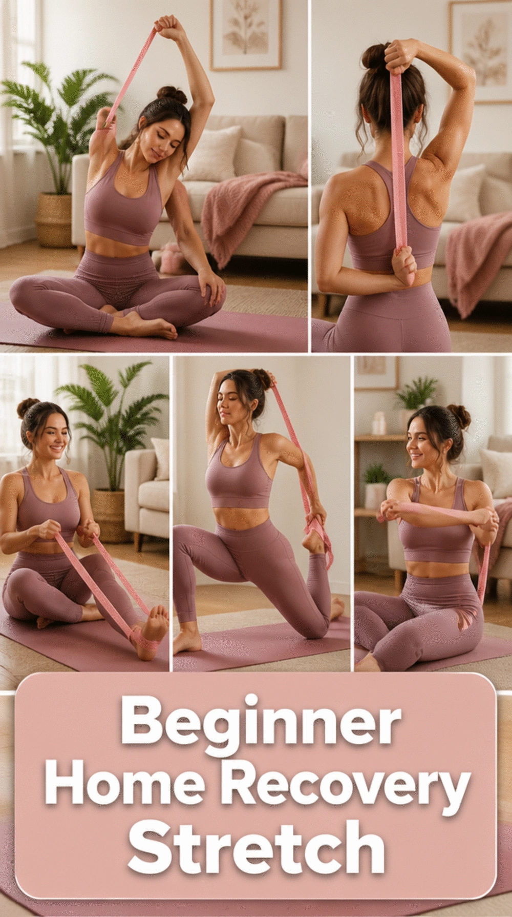 Beginner Home Recovery Stretch Routine Women Can Do in 10 Minutes