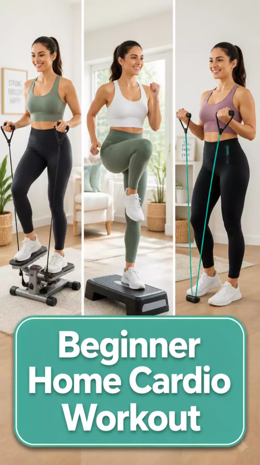 20-Minute Beginner Home Cardio Workout That Swaps Jumps for Steps
