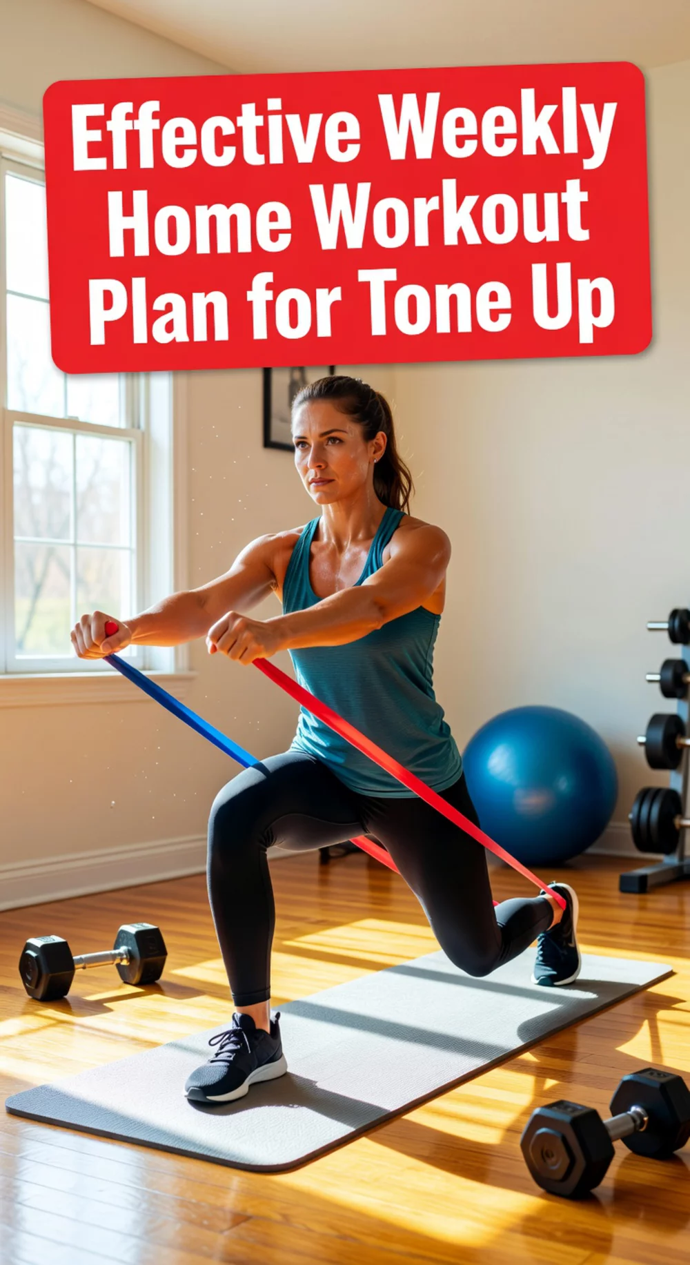 Effective Weekly Home Workout Plan for Tone Up