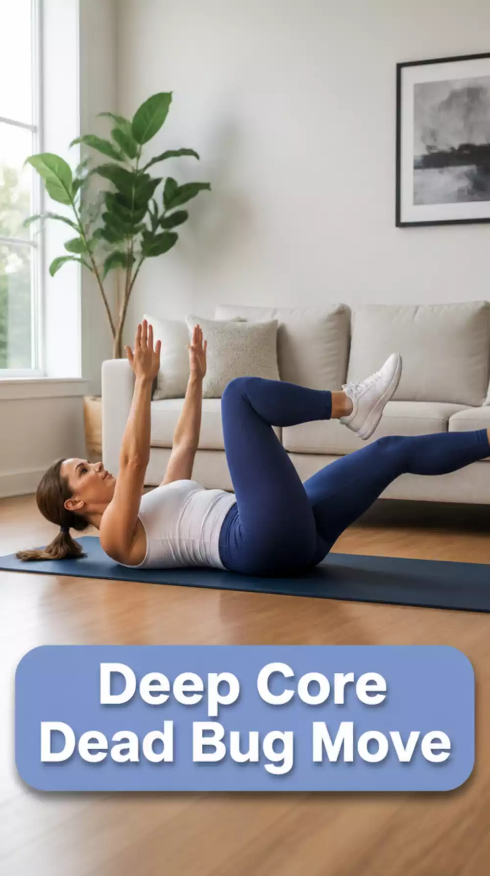 Home Deep Core Workout Dead Bug Move That Builds a Stable Foundation