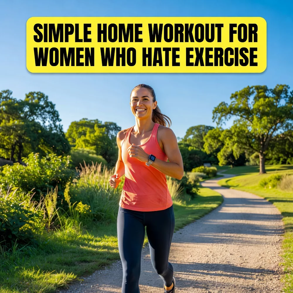 Simple Home Workout for Women Who Hate Exercise