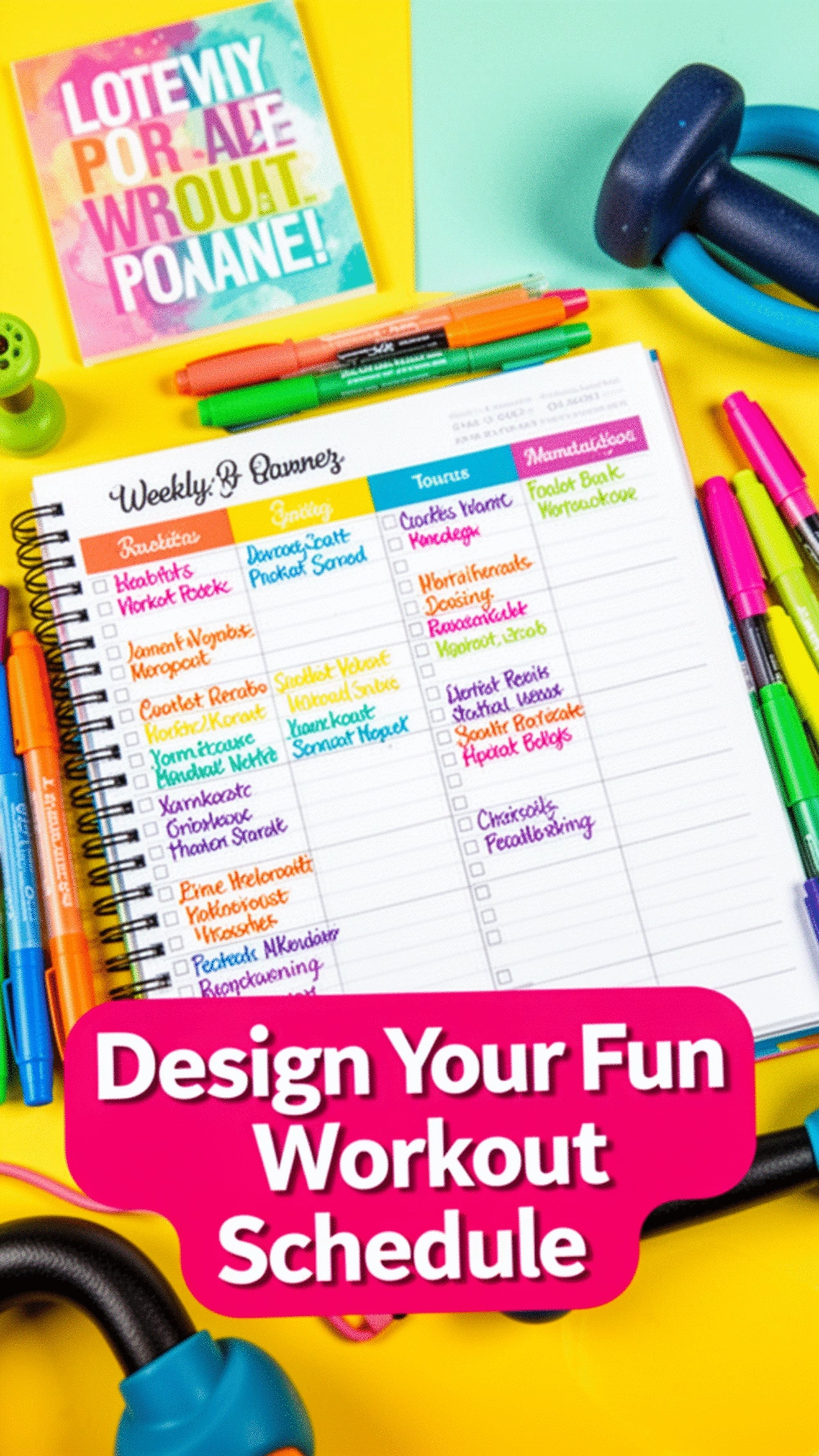 Craft an Enjoyable Workout Schedule to Stay Motivated