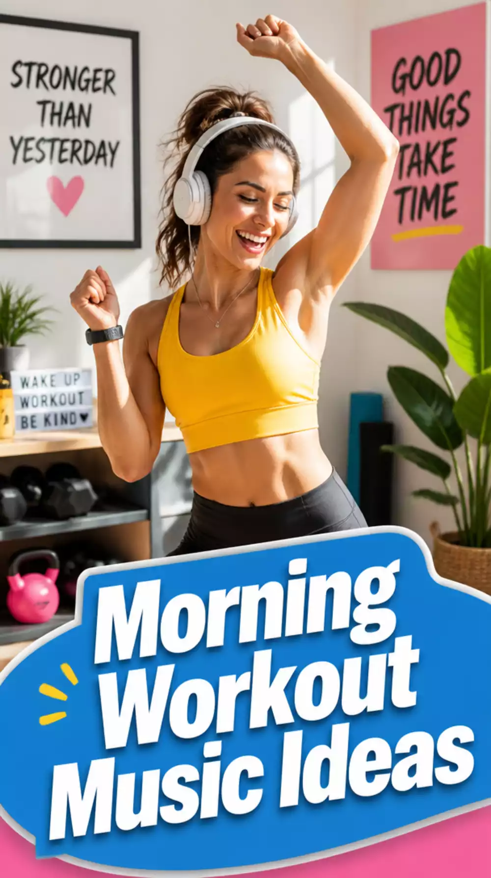 The Morning Home Workout Playlist Trick That Makes Women Show Up Every Day