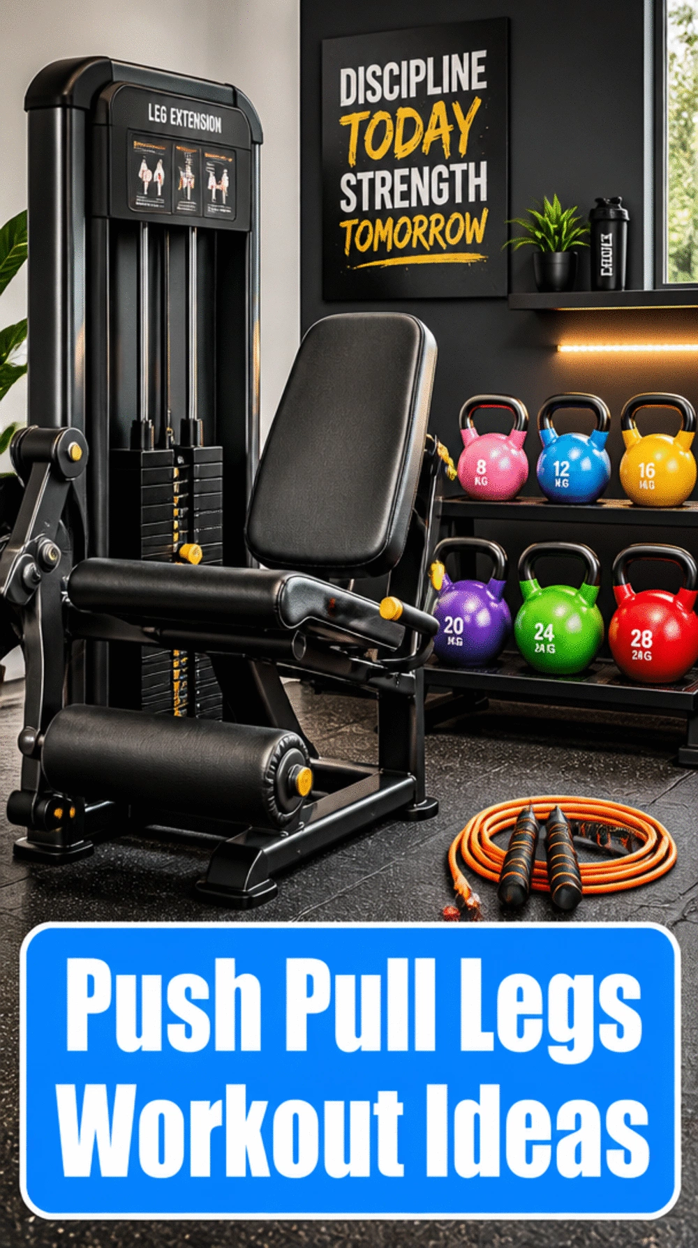 Home Workout Push Pull Legs Split That Covers Every Muscle in Three Days
