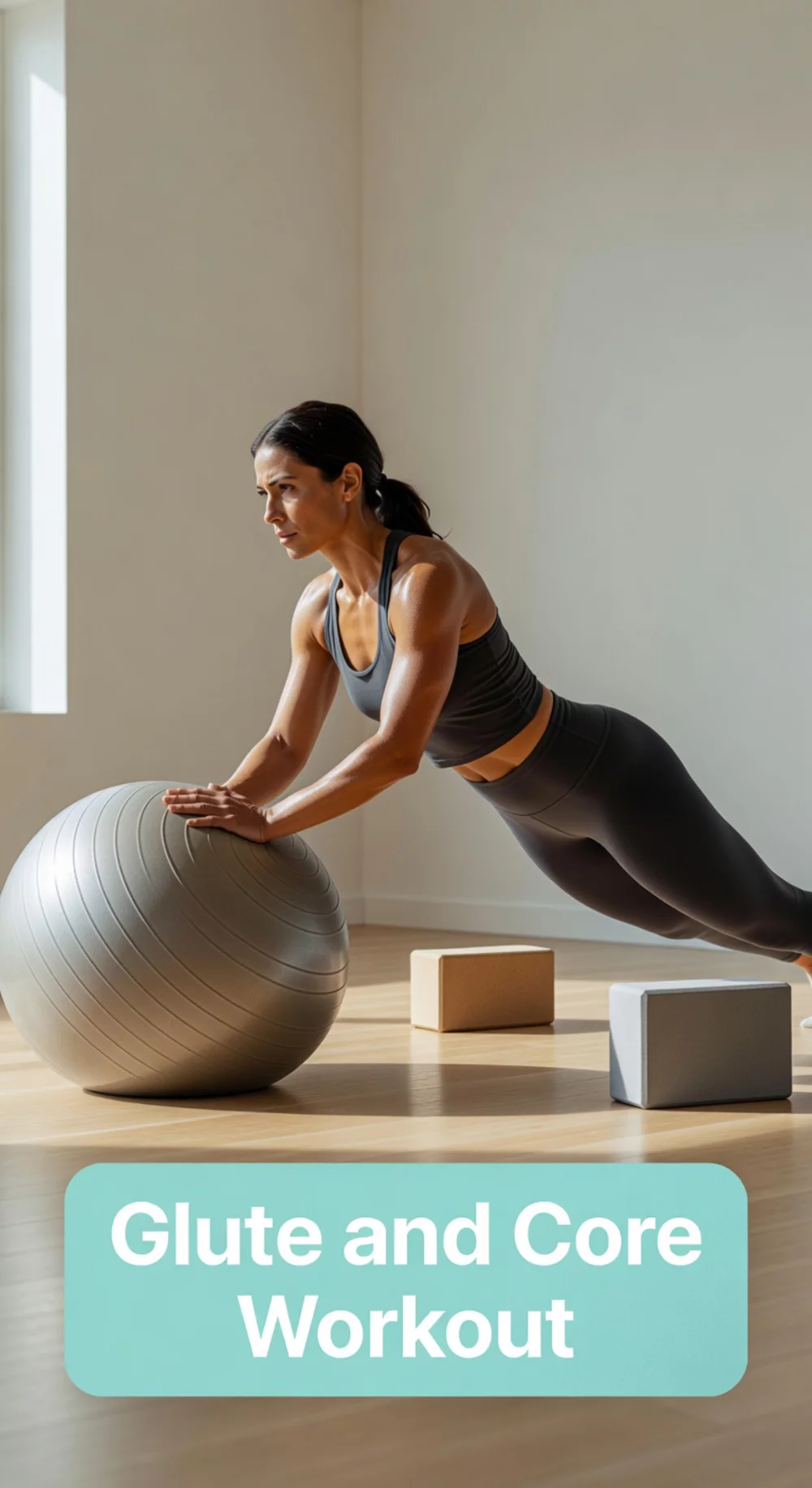 Home Workout Glute and Core Beginner Plan Women Can Follow Three Days a Week