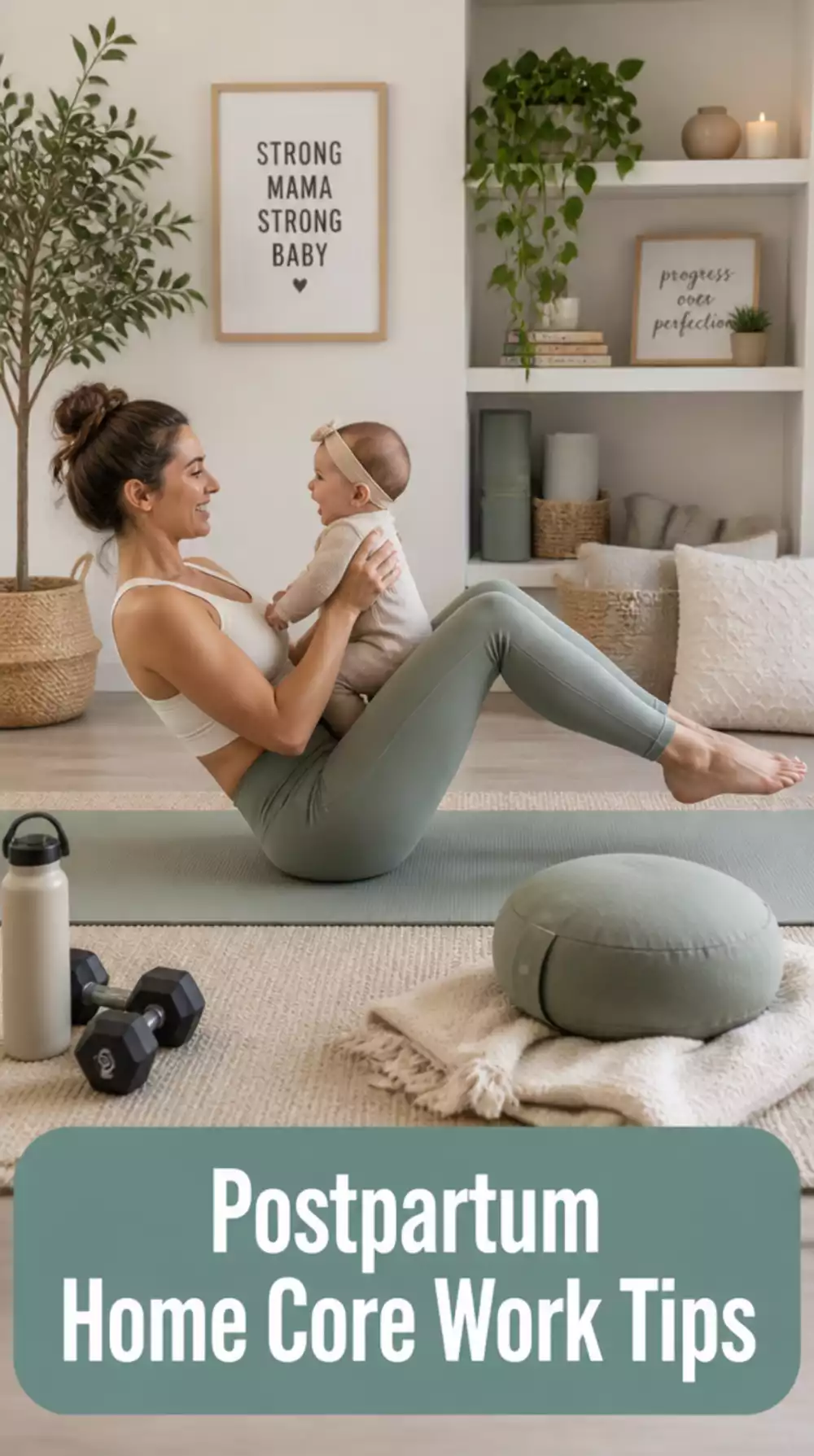 Why Starting Postpartum Core Work at Home Prevents Long-Term Back Problems