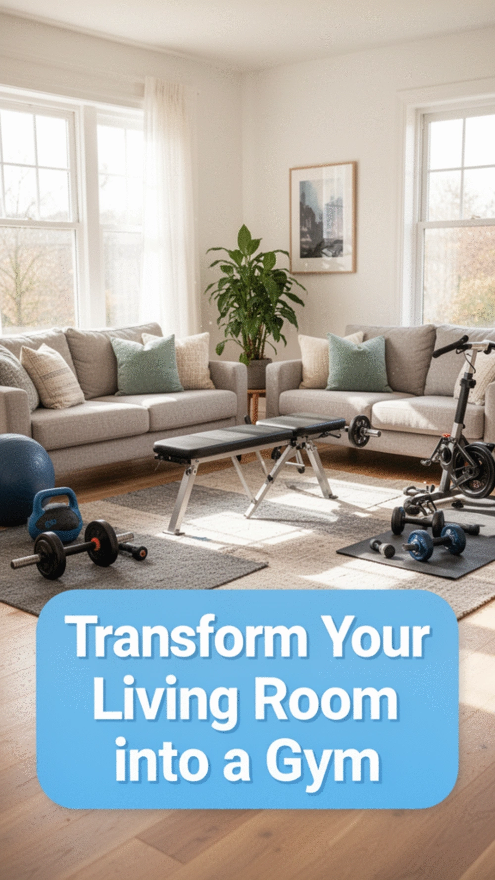 Create a Home Gym in Your Living Room for Full Body Workouts