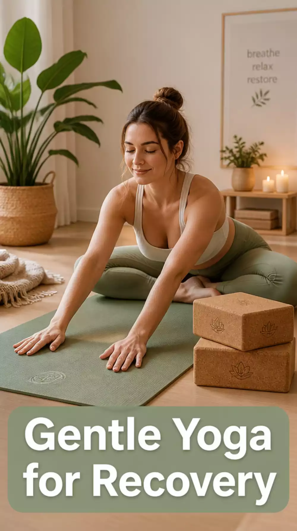 Home Workout Rest Day Gentle Yoga Routine for Active Recovery