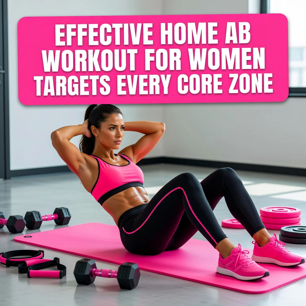 Effective Home Ab Workout for Women That Targets Every Core Zone