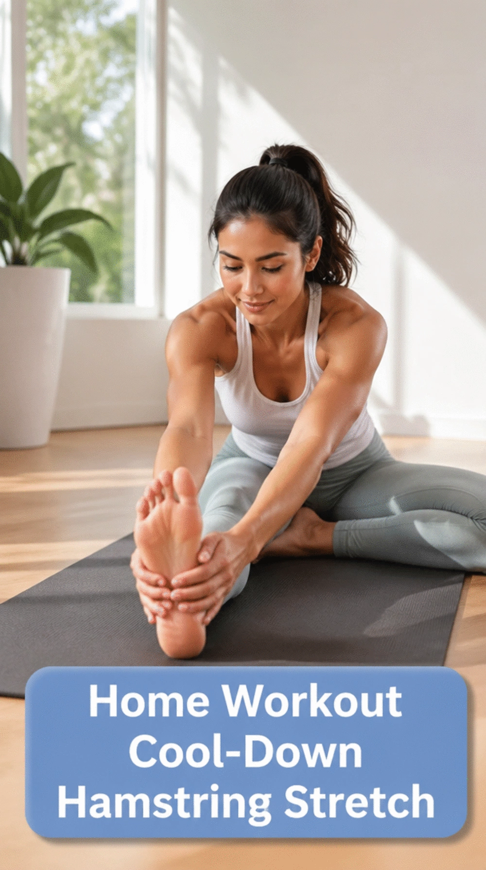 Home Workout Cool-Down Hamstring Stretch That Prevents Next-Day Soreness