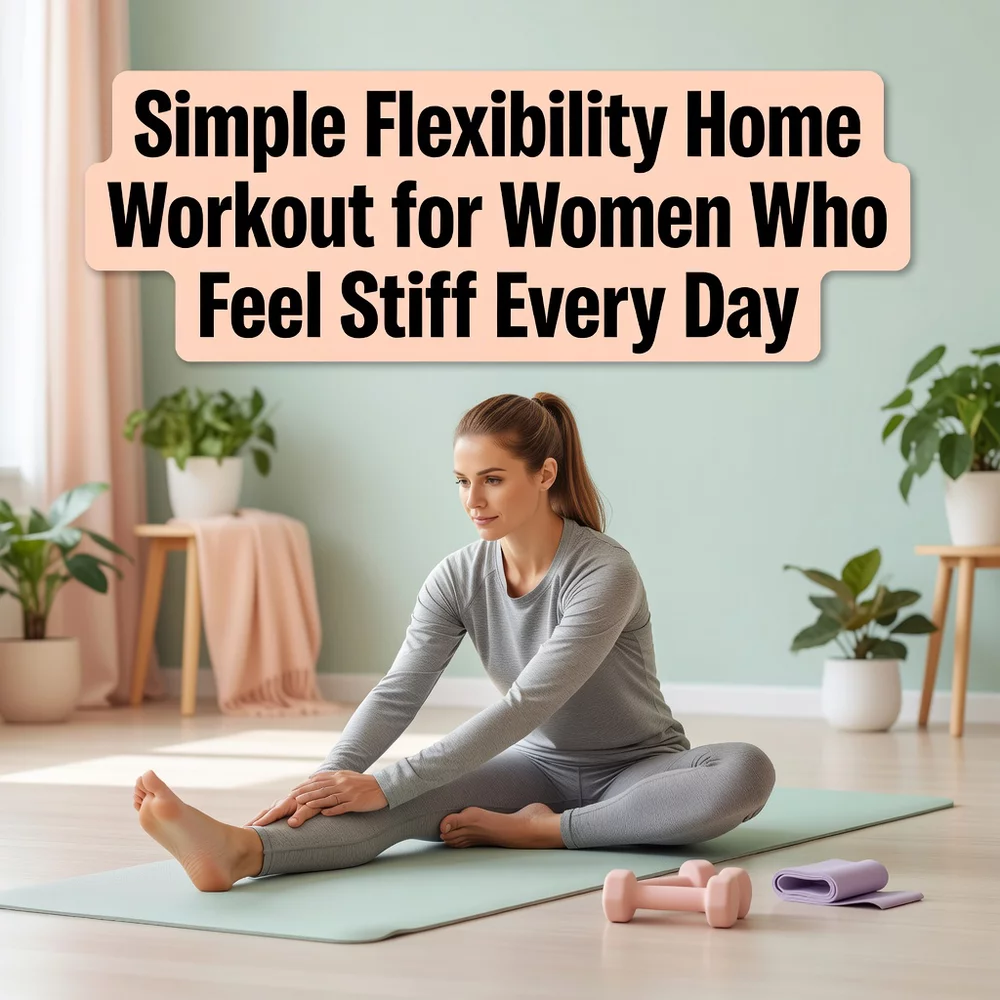 Simple Flexibility Home Workout for Women Who Feel Stiff Every Day