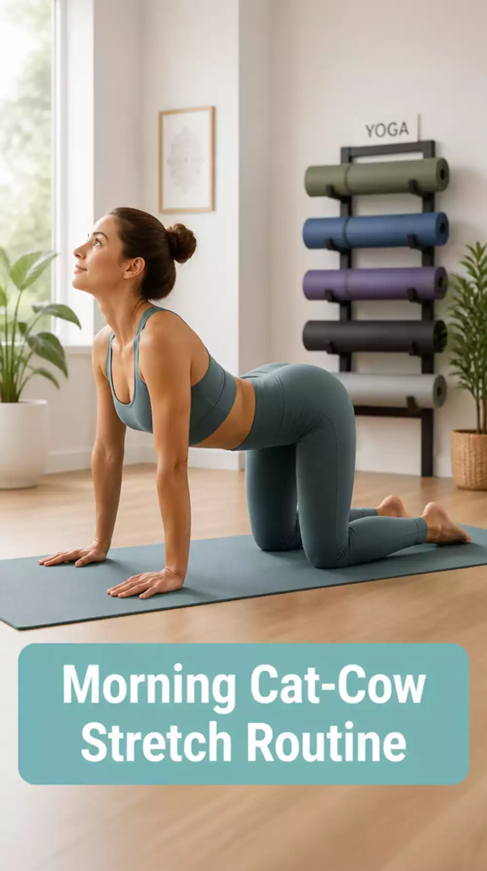 Morning Home Stretch Routine Cat-Cow Flow That Wakes Up the Spine