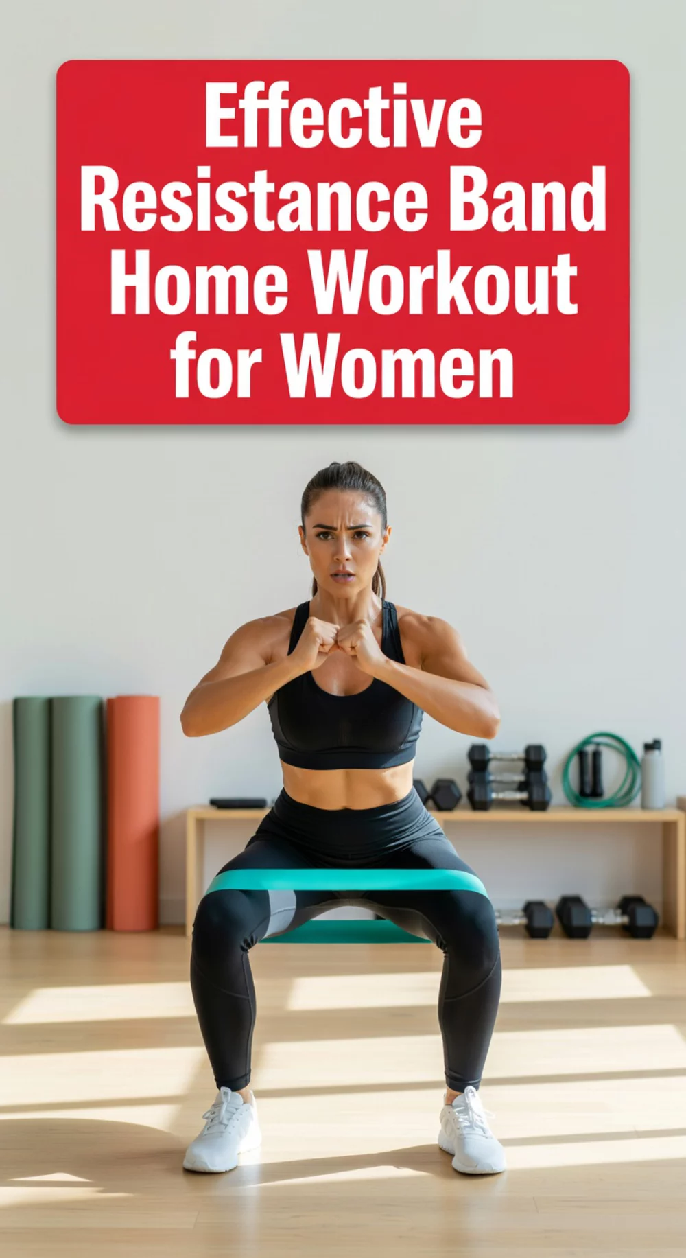 Effective Resistance Band Home Workout for Women