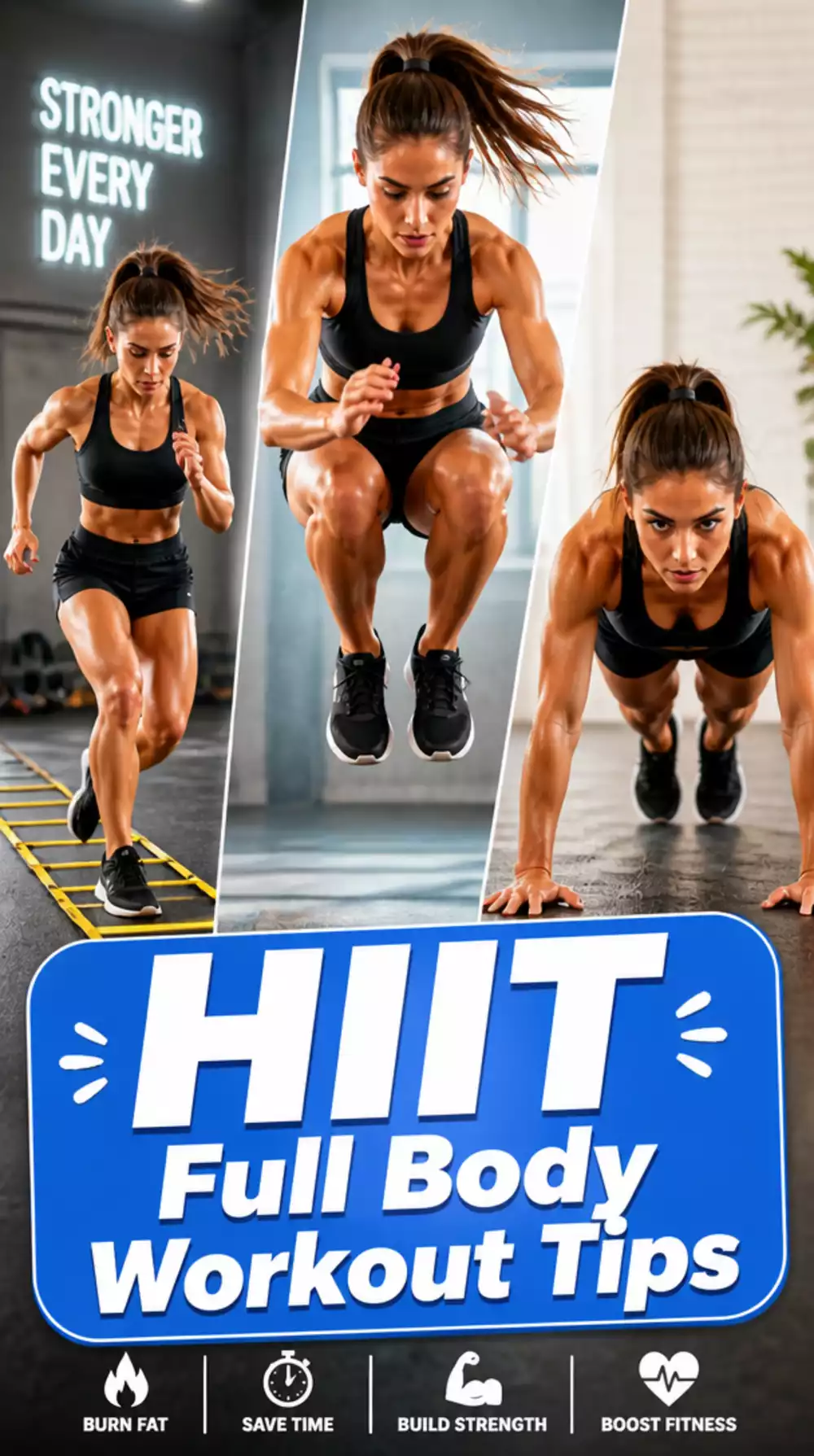 HIIT Full Body Home Workout for Women Who Want Fat Burn Fast