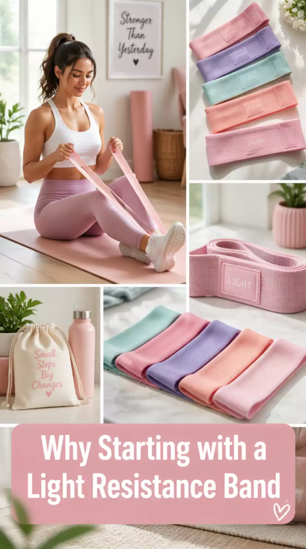 Why Starting with a Light Resistance Band at Home Builds Strength Faster