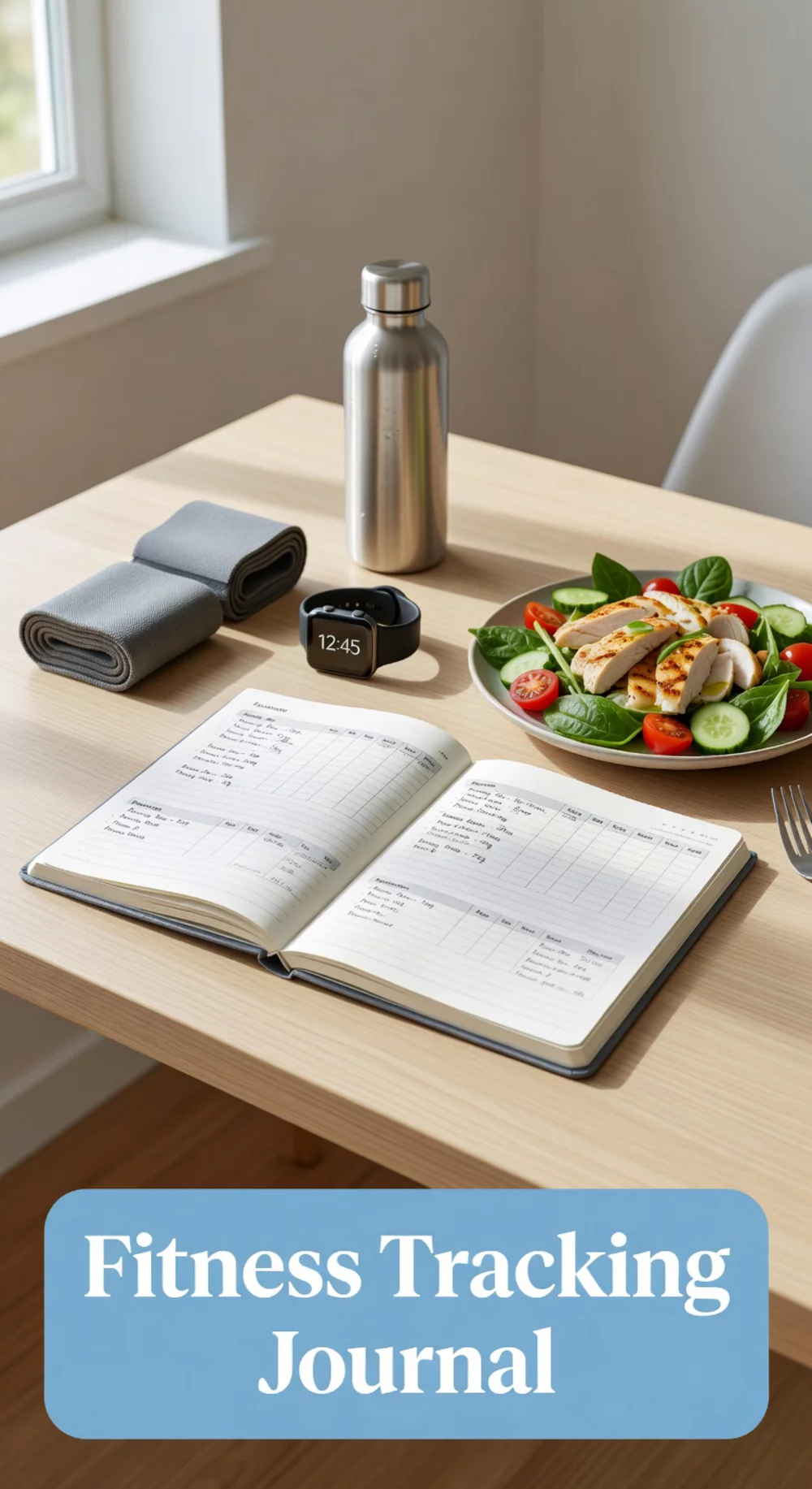 Weekly Home Workout Planner Journal That Tracks Every Session