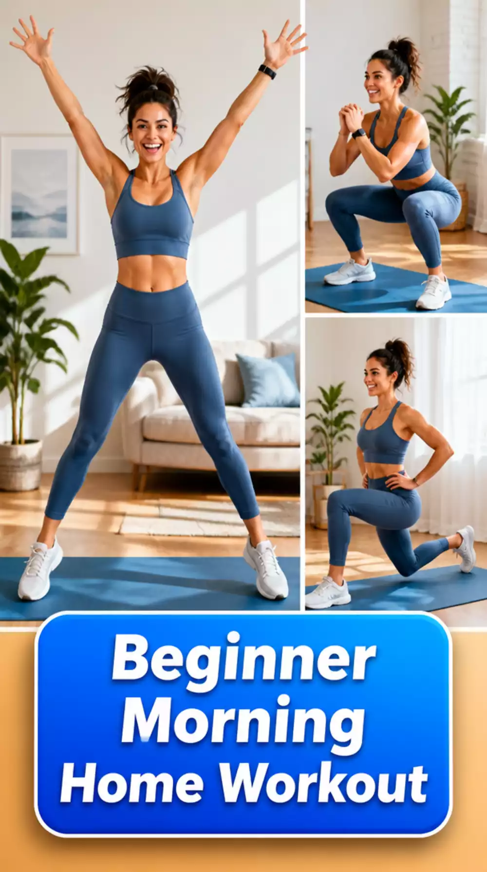 Beginner Morning Home Workout That Takes Under 15 Minutes to Complete