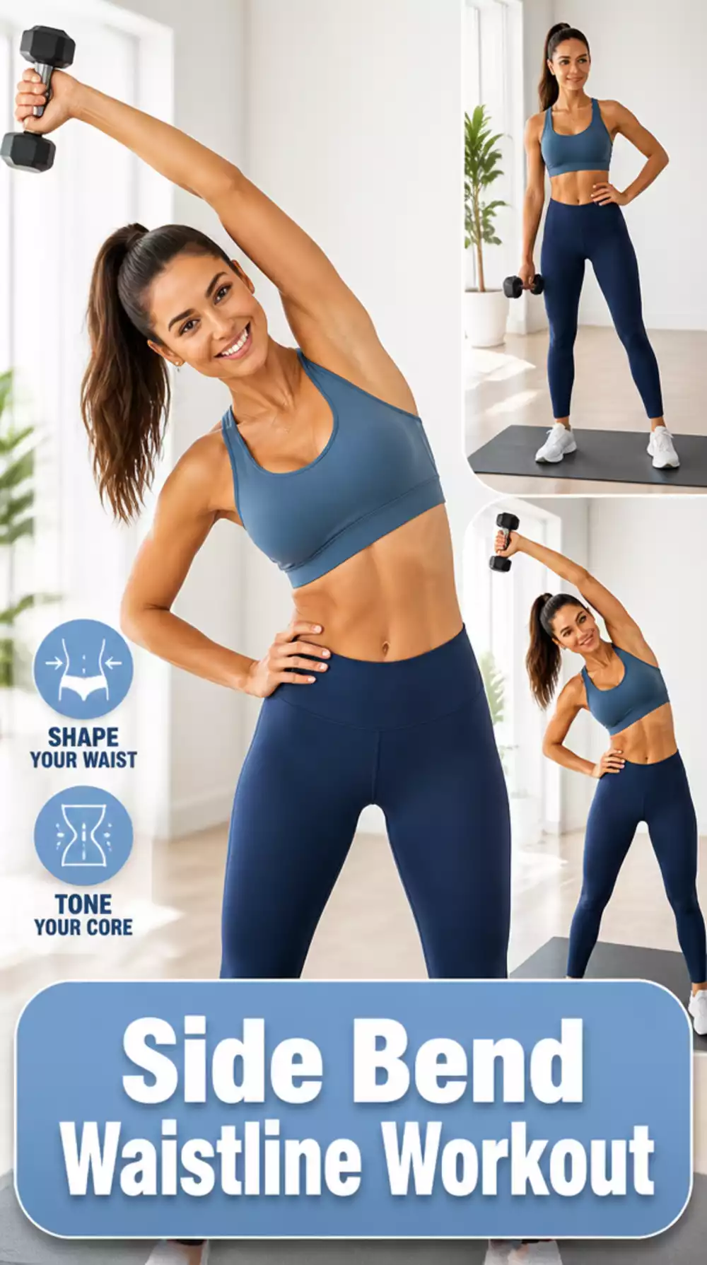 Home Beginner Oblique Workout Side Bend That Shapes the Waistline