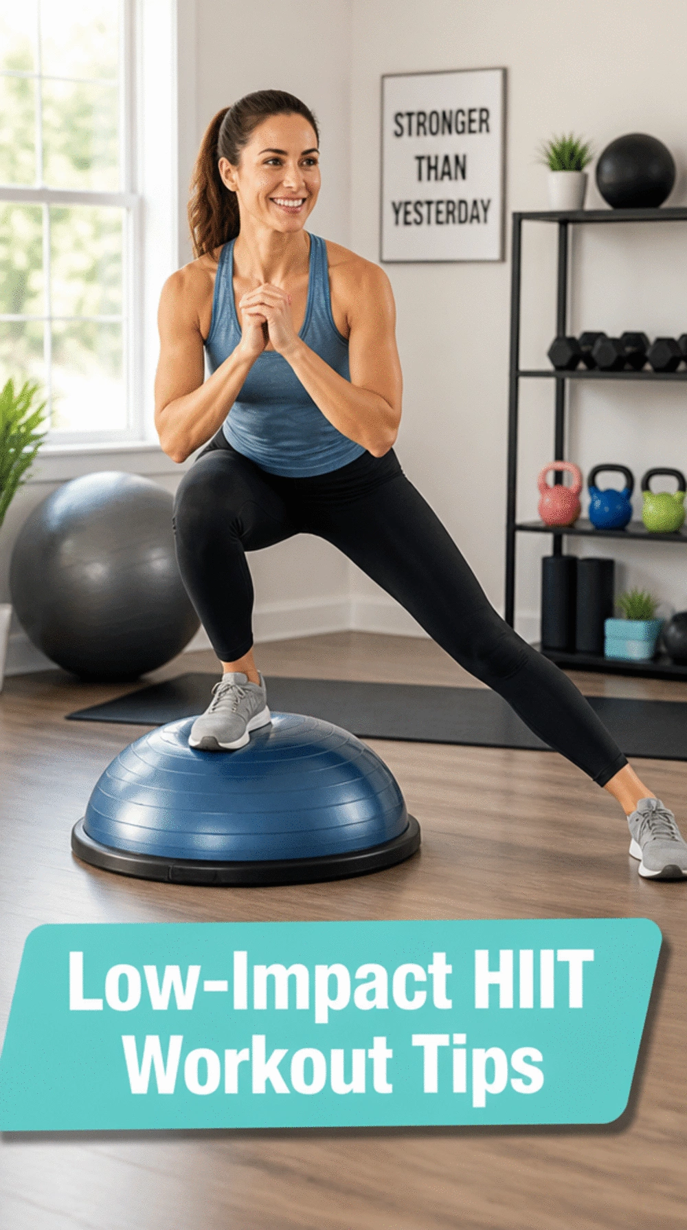 Beginner-Friendly HIIT Home Workout That Swaps Jumps for Low-Impact Moves