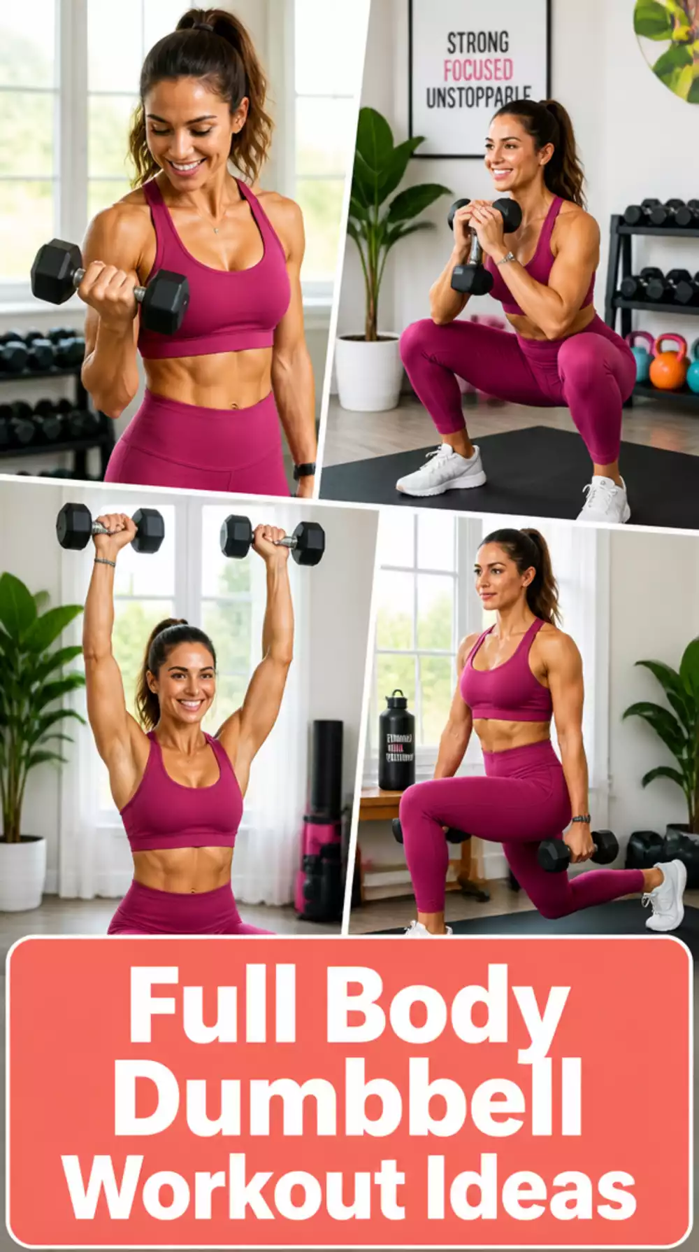 Morning Home Workout Dumbbell Circuit That Energises the Whole Body