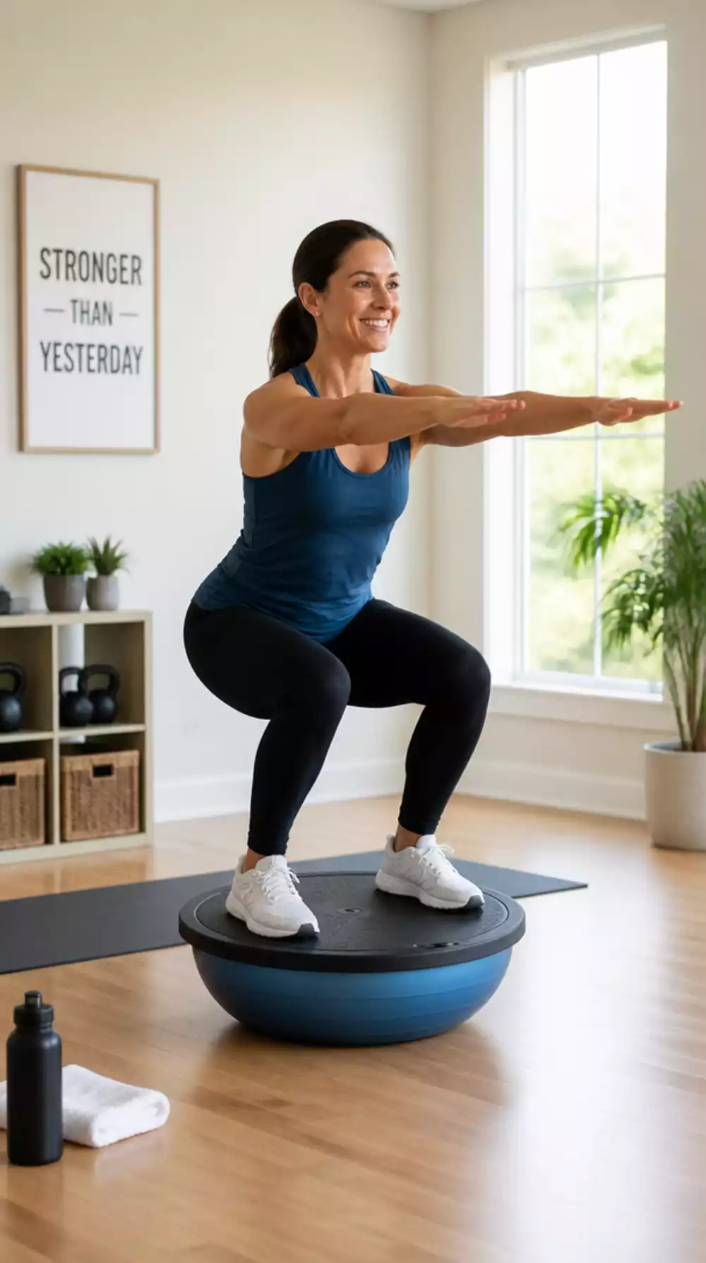 Daily Home Workout Bodyweight Squat Set Women Can Do Every Morning