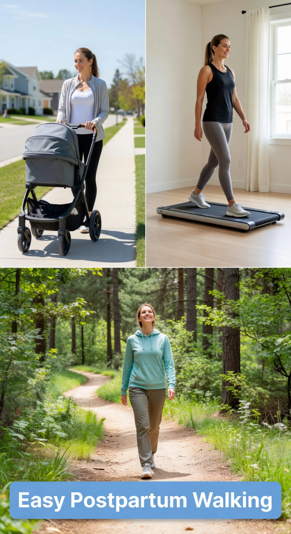 Postpartum Home Workout Walking Routine That Eases the Body Back In