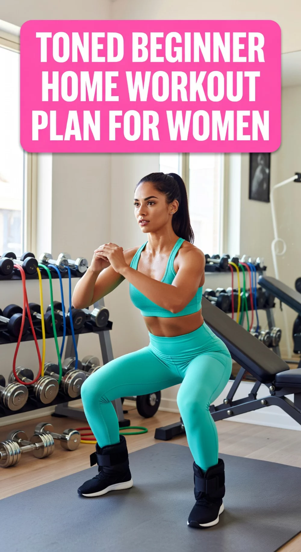 Toned Beginner Home Workout Plan for Women