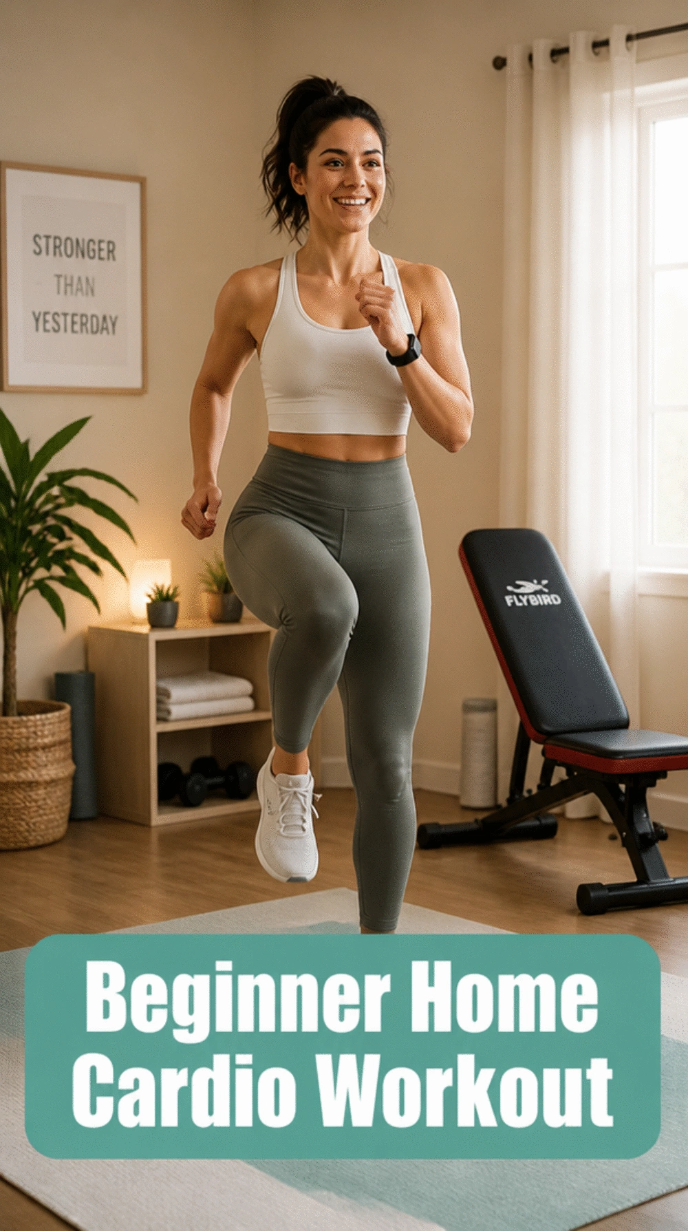 Beginner Home Cardio Workout Marching Routine That Eases You In Safely